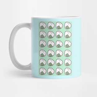 Kawaii Onigiri Japanese Rice Ball Pattern Mug